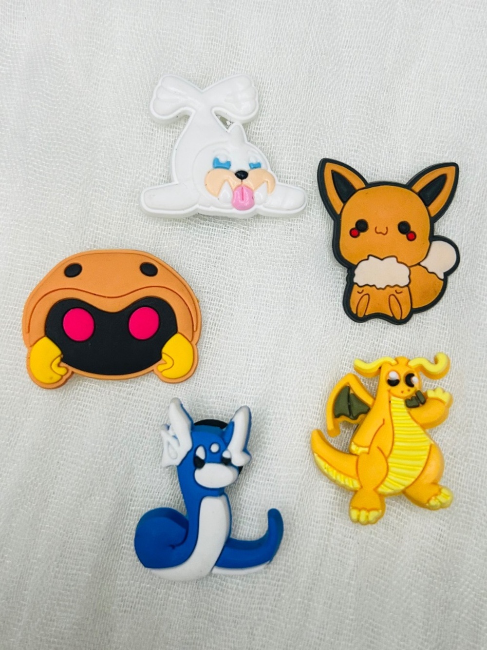 Pokemon Croc Charms, Jibbitz - Set #55